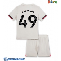 Fotballdrakt Barn Chelsea Alejandro Garnacho #49 Bortedraktsett 2025-26 Kortermet (+ Korte bukser)